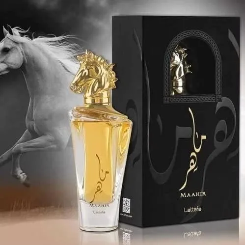 Lattafa Maahir Gold Edition Eau De Parfum Spray – 100ml (3.4 oz) | Premium Amber Floral Unisex Perfume - Image 2
