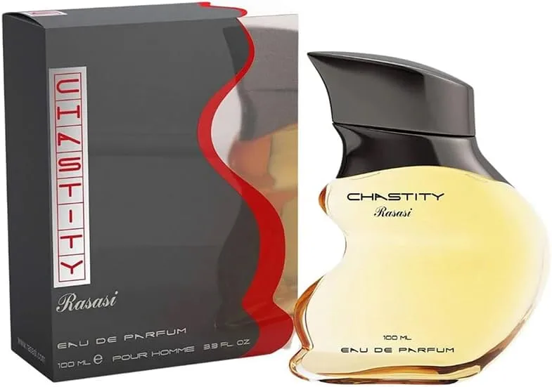 Rasasi Chastity Pour Homme Eau De Parfum Spray for Men – 100ml (3.4 oz) | Fresh Citrus & Spicy Musk Fragrance