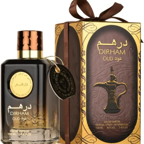Ard Al Zaafaran Dirham Oud Eau de Parfum 100ml – Woody Oriental Unisex Fragrance