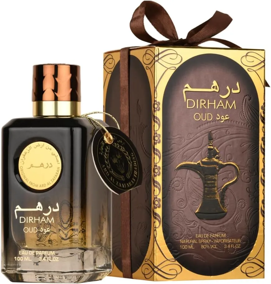 Ard Al Zaafaran Dirham Oud Eau de Parfum 100ml – Woody Oriental Unisex Fragrance