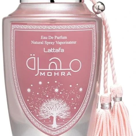 Lattafa Mohra Silky Rose Eau de Parfum 100ml | Long Lasting Soft Rose Perfume for Women UAE