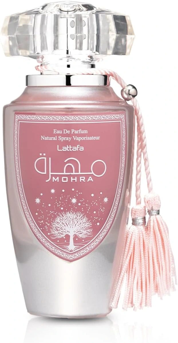 Lattafa Mohra Silky Rose Eau de Parfum 100ml | Long Lasting Soft Rose Perfume for Women UAE
