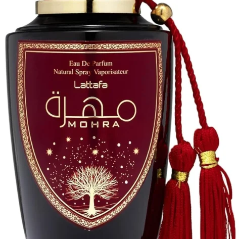 Lattafa Mohra Eau de Parfum 100ml | Long Lasting Woody Spicy Luxury Perfume UAE (Unisex)