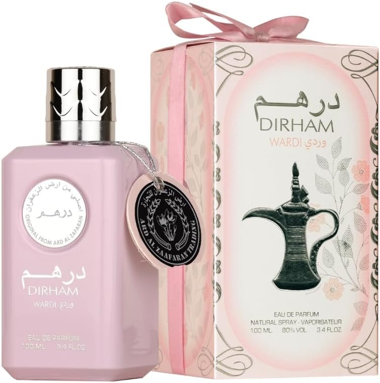 Ard Al Zaafaran Dirham Wardi Eau de Parfum 100ml – Sweet Fruity Floral Perfume for Women