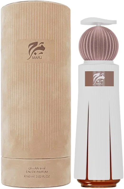 Ahmed Al Maghribi Marj Eau de Parfum 60ml – Long-Lasting Spicy Woody Oud Perfume for Men & Women