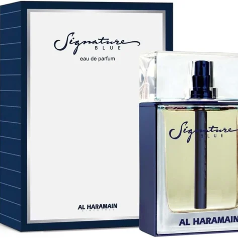 Al Haramain Signature Blue EDP for Men – Citrus, Musk and Amber