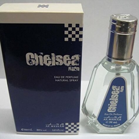 Al-Rehab Chelsea Man Eau de Parfum 50ml – Green Floral Oud & Amber Perfume for Men
