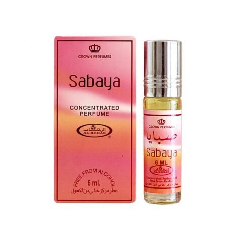 Al Rehab Sabaya Concentrated Perfume Oil 6ml for Women – Floral Citrus & Musky Roll-On