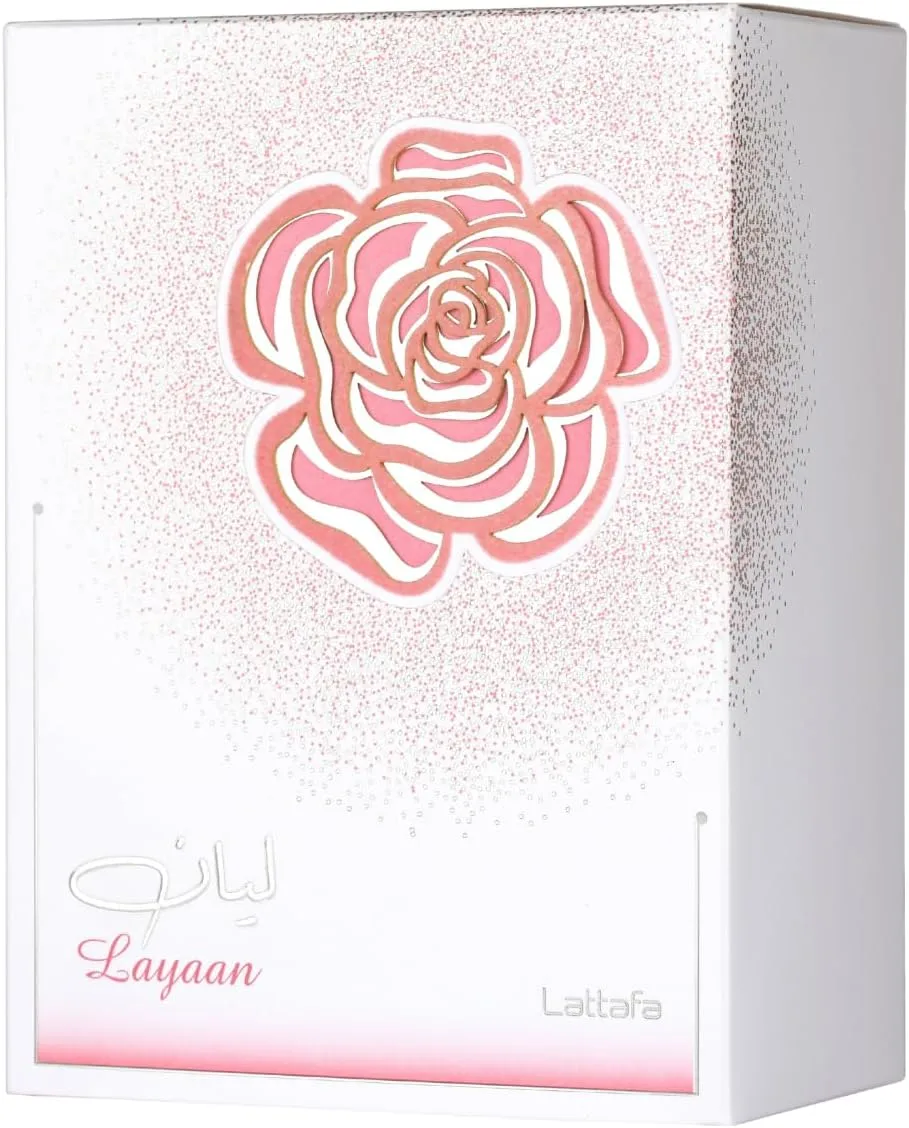 Lattafa Layaan EDP 100ml – Floral Oriental Perfume for Women - Image 4