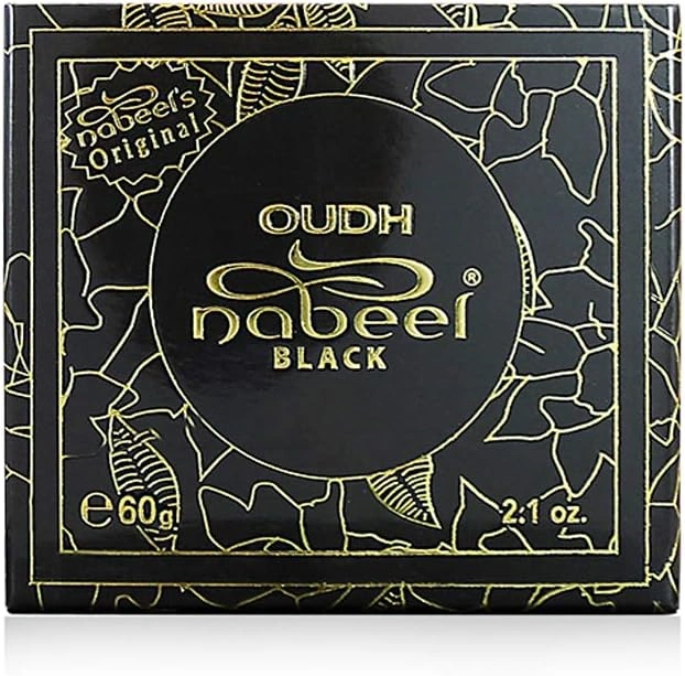 Nabeel Oudh Black Bakhoor Incense 60g – Floral, Woody and Musky Home Fragrance - Image 3
