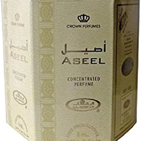 Al Rehab Aseel Concentrated Perfume Oil 6ml × 6 – Alcohol-Free Oriental Oud Attar for Men