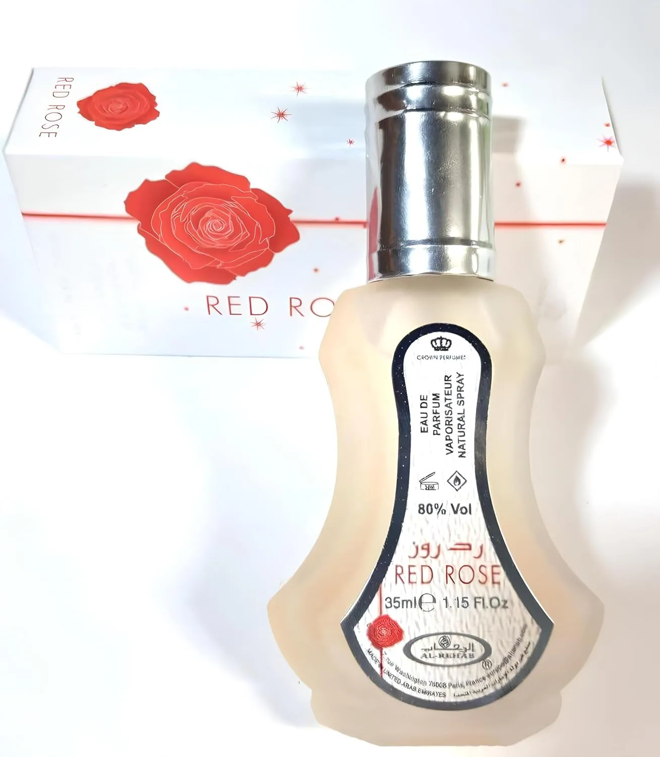 Al Rehab Red Rose Natural Eau de Parfum Spray 35ml – Floral Rose and Vanilla Fragrance for Men & Women - Image 2