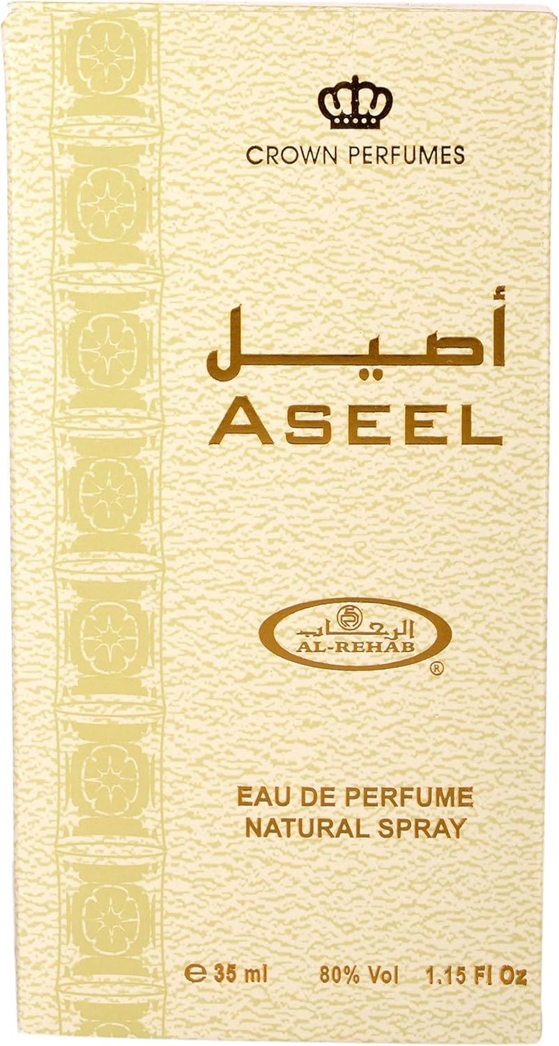 Al Rehab Aseel Eau de Parfum 35ml – Rose, Oud and Saffron Perfume for Men & Women - Image 3