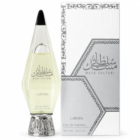 Lattafa Musk Sultani Eau de Parfum 100ml – Floral Amber Musk & Oud Perfume for Men and Women