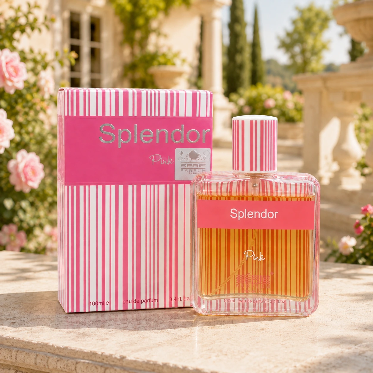 Seris Parfums Splendor Pink Eau de Parfum for Women 100ml - Image 3