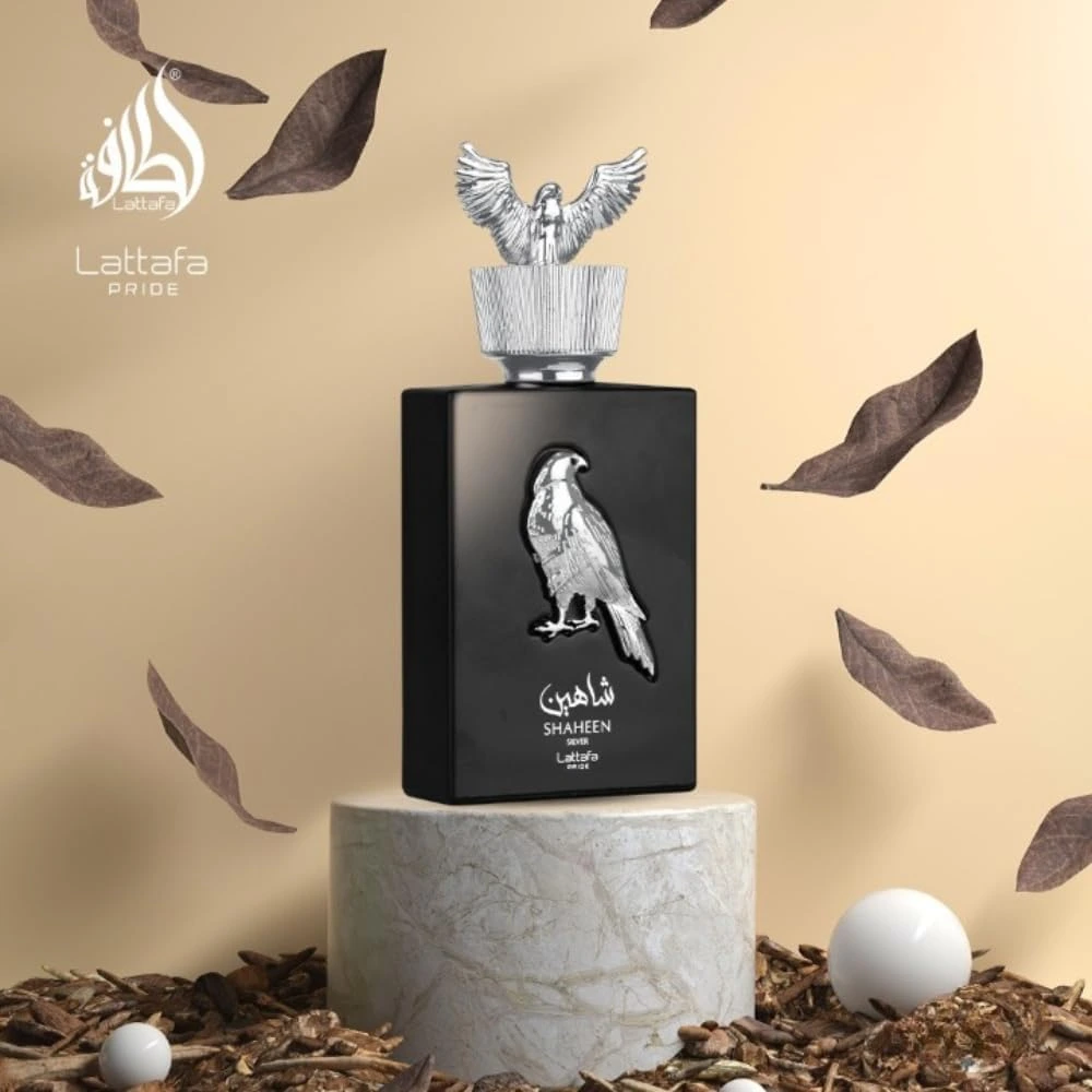 Lattafa Pride Shaheen Silver Eau de Parfum 100ml – Long-Lasting Fruity, Woody and Musky Fragrance for Men - Image 2