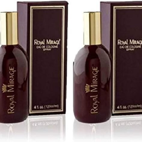 Royal Mirage Original Eau de Cologne 120ml Pack of 2 – Fresh Floral & Woody Unisex Fragrance
