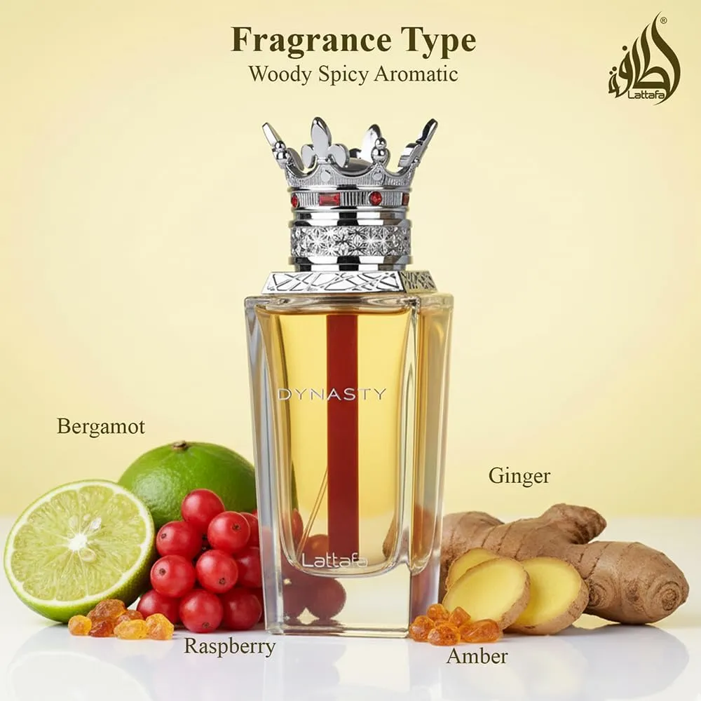 Lattafa Dynasty Eau De Parfum 100ml – Long-Lasting Unisex Spray Fragrance - Image 2