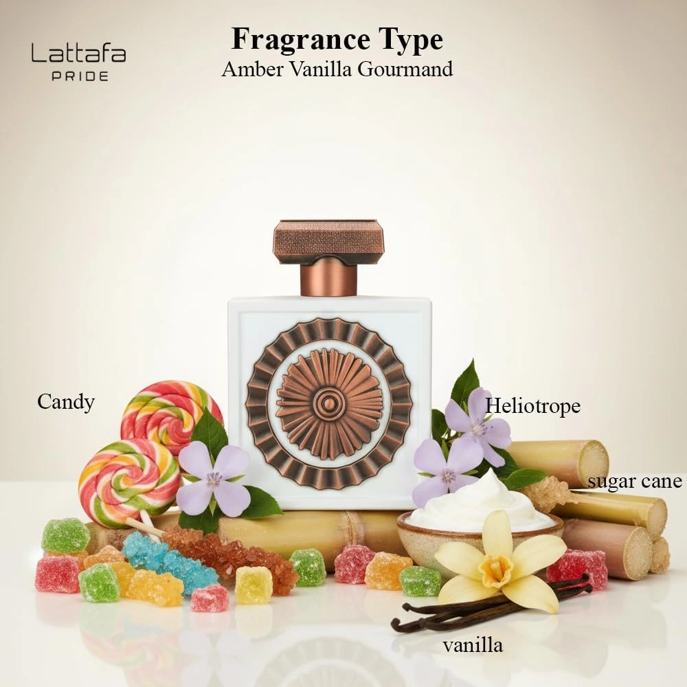 Lattafa Pride Nebras Elixir Eau de Parfum 100ml – Long-Lasting Creamy Vanilla Gourmand Perfume for Men & Women - Image 3