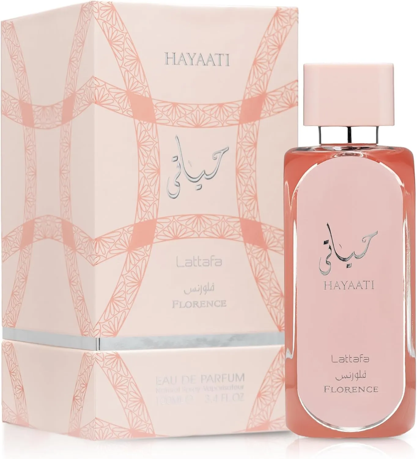 Lattafa Hayaati Florence Eau de Parfum 100ml – Long-Lasting Fruity Floral Vanilla Fragrance for Women