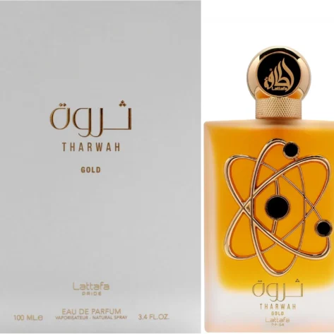 Lattafa Pride Tharwah Gold Eau de Parfum 100ml – Long-Lasting Sweet Floral Vanilla Fragrance for Women