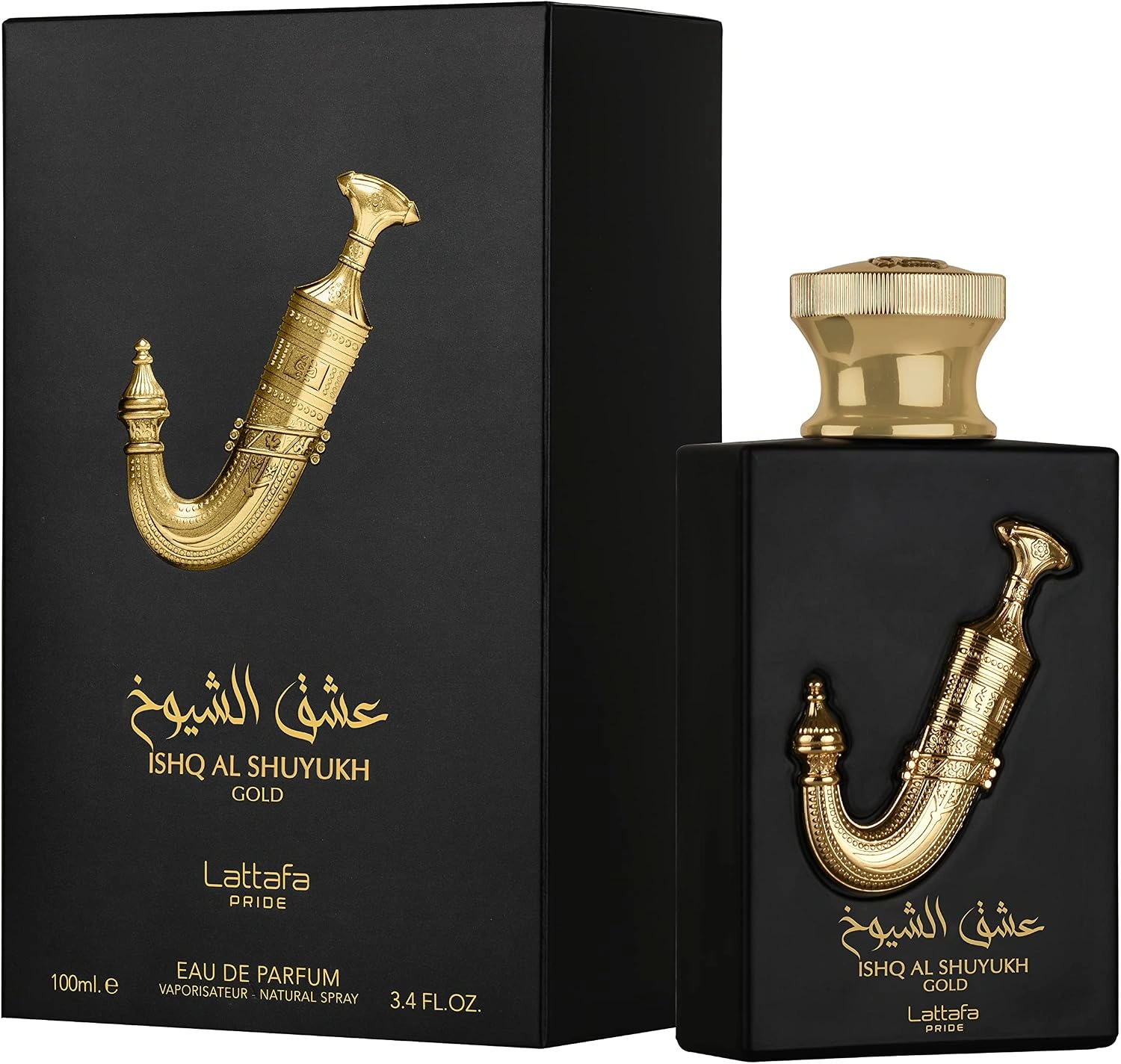 Lattafa Pride Ishq Al Shuyukh Gold Eau de Parfum 100ml – Long-Lasting Amber Vanilla Fragrance for Women & Men