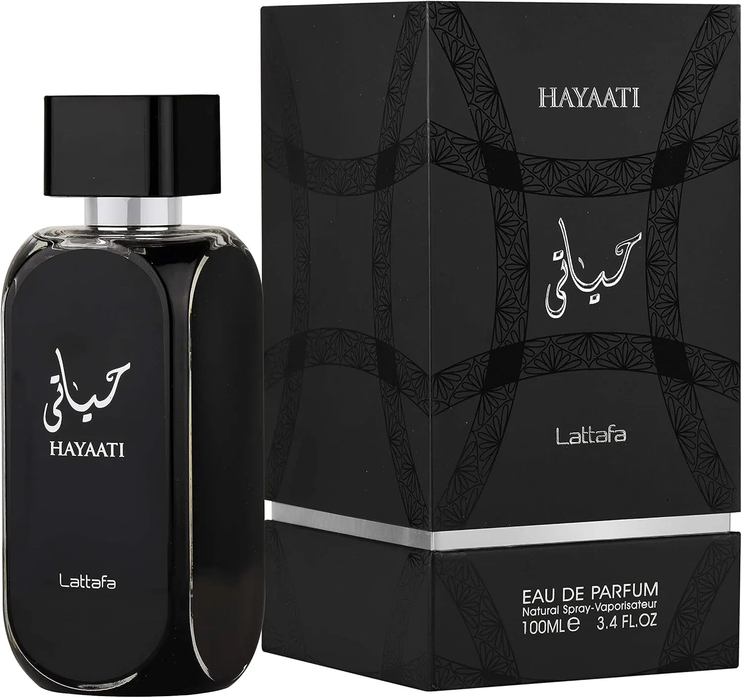 Lattafa Hayaati Eau de Parfum 100ml – Long-Lasting Woody Aromatic Fragrance Spray for Men