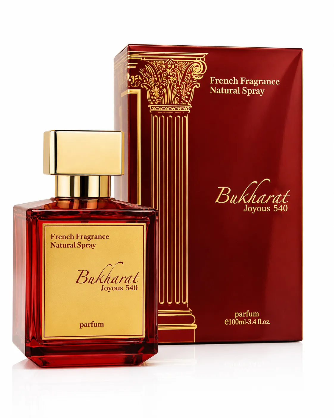 Joyous French Fragrance Bukharat Rouge 540 Eau De Parfum 100ml Natural Spray for Men & Women