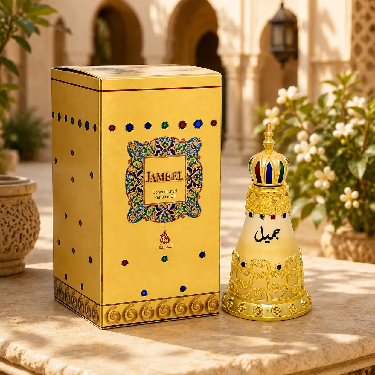 Khadlaj Jameel Concentrated Perfume Oil, 25ml, Fruity Floral Woody, Alcohol-Free - Image 2