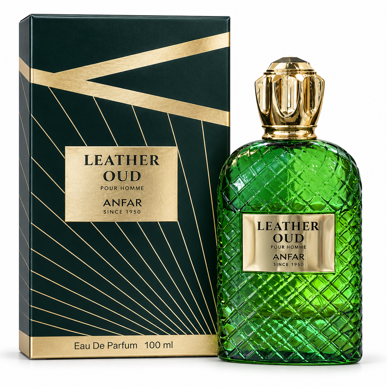 Anfar Leather Oud EDP 100ml – Woody Leather Unisex Perfume