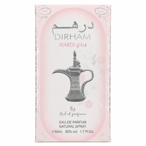 Ard Al Zaafaran Dirham Wardi Eau de Parfum Spray 50ml – Sweet Fruity Floral Perfume for Women