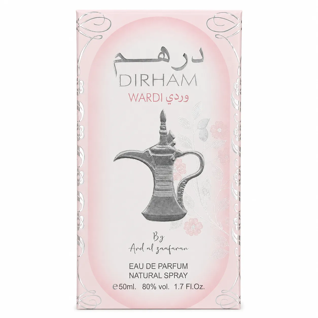 Ard Al Zaafaran Dirham Wardi Eau de Parfum Spray 50ml – Sweet Fruity Floral Perfume for Women