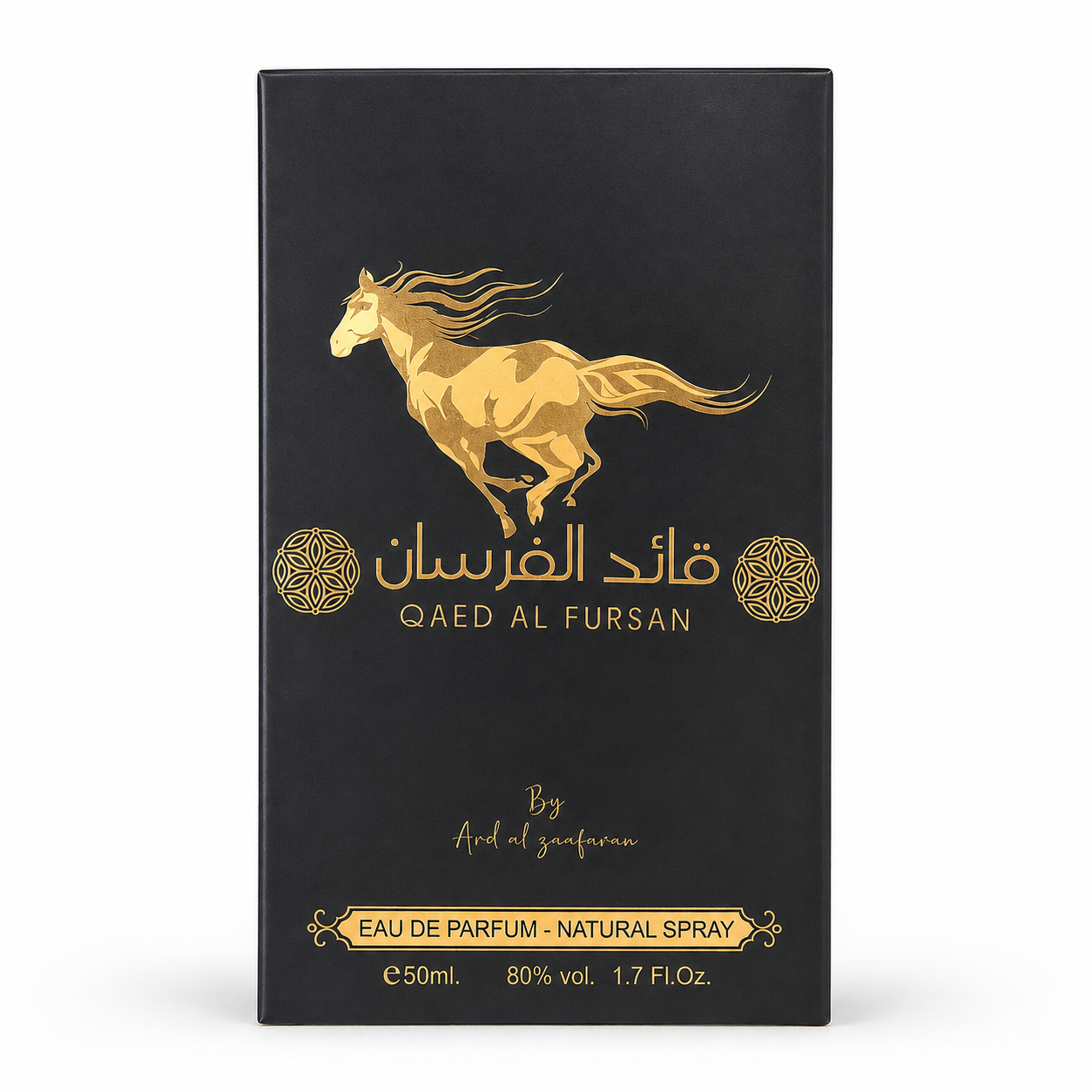 Ard Al Zaafaran Qaed Al Fursan Eau de Parfum 50ml for Men – Pineapple, Saffron & Oud