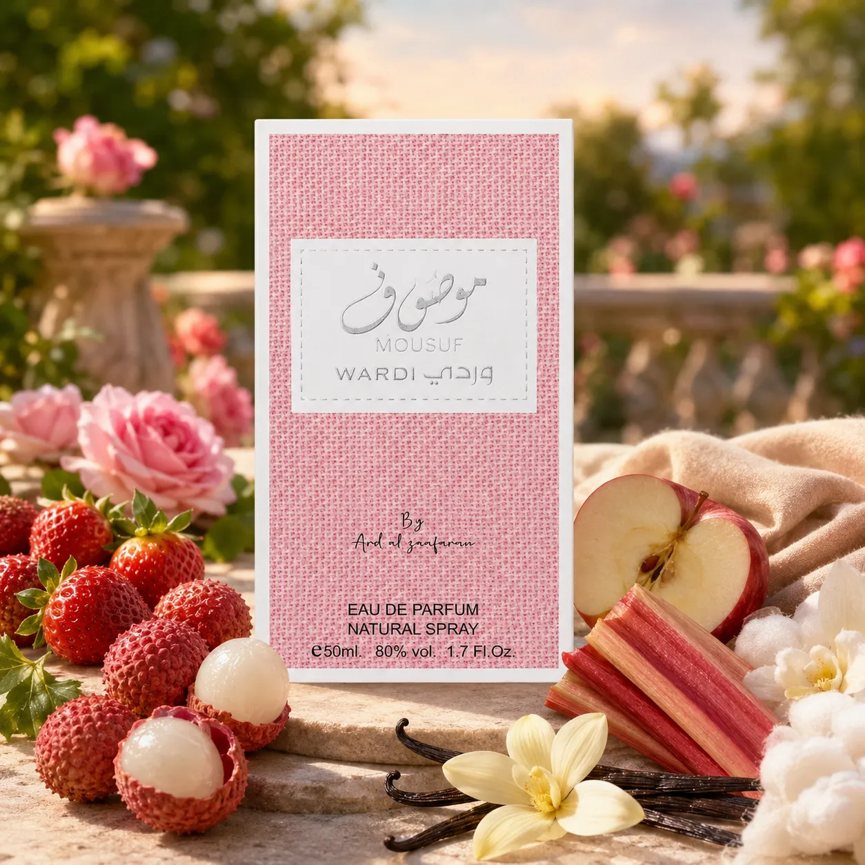 Ard Al Zaafaran Mousuf Wardi Eau de Parfum Fragrance Spray, 50 ml - Image 2