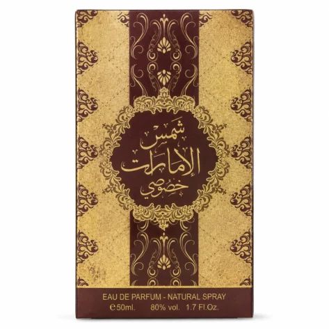 Ard Al Zaafaran Shams Al Emarat Khusoosi Eau de Parfum Fragrance Spray, 50 ml
