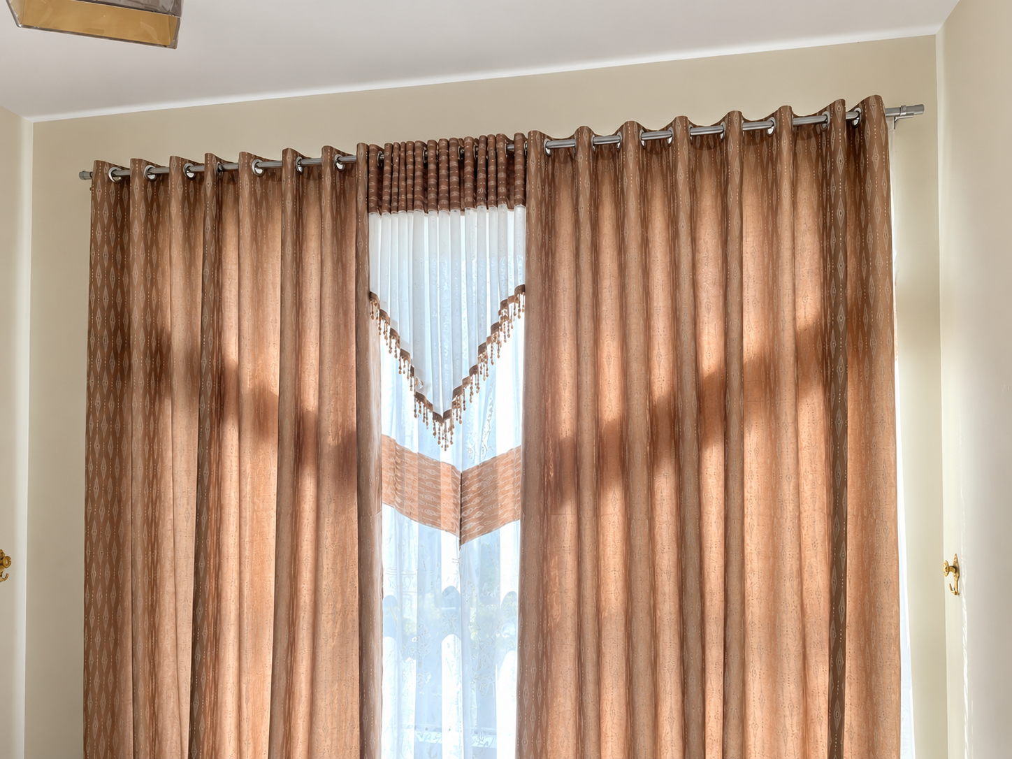 Umeema recent work: Decorative Layered Curtains