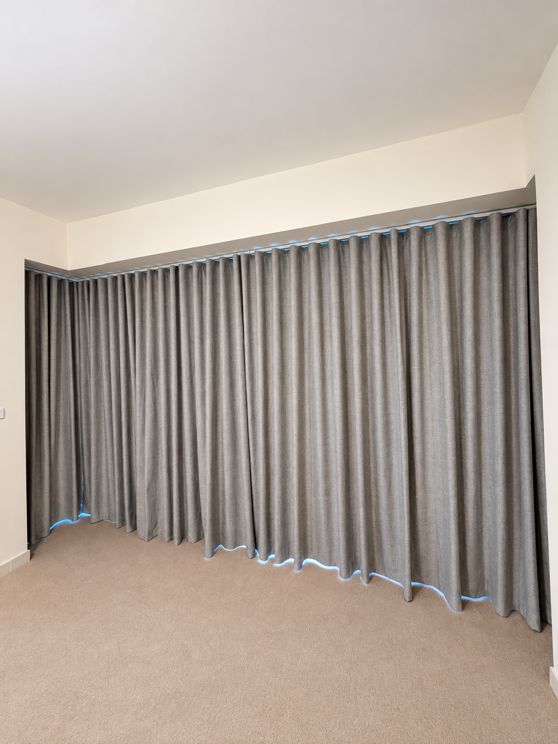 Umeema recent work: Grey Wave Curtains