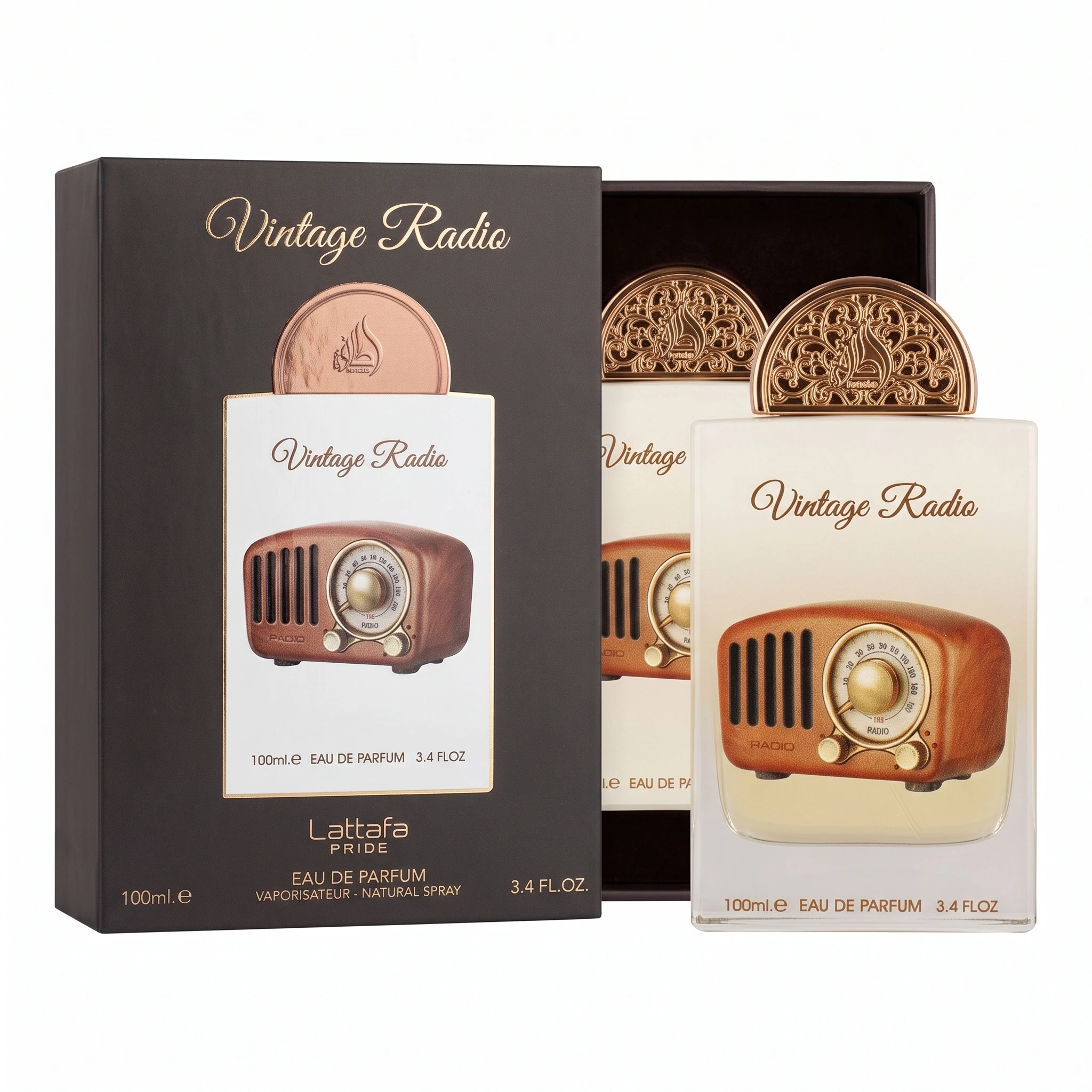 Lattafa Pride Vintage Radio Eau de Parfum 100ml – Long-Lasting Aromatic Woody Fragrance for Men & Women - Image 4